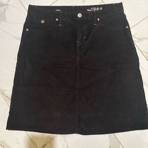 GAP Bordeaux Corduroy Skirt